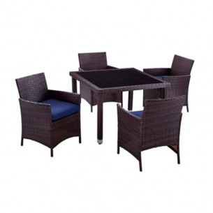 Комплект обеденный HELSINKI (стол + 4 кресла)...