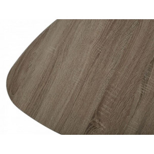 Стол журнальный WOOD 62S 4 дуб серо-коричневый винтажный 