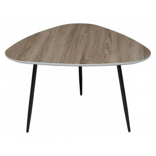 Стол журнальный WOOD62 4 дуб серо-коричневый винтажный 