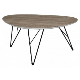 Стол журнальный WOOD85 4 дуб серо-коричневый винтажный 