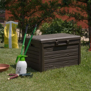 Садовый сундук пластиковый WOOD LOOK STORAGE BOX FLORIDA...
