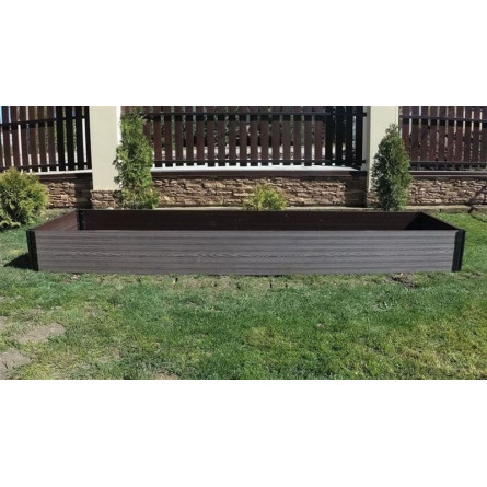 Доска для грядки из ДПК, высокая+теплая. Для...