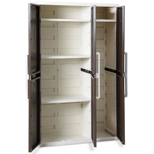 Садовый шкаф 3-х дверный узкий WOOD LINE S