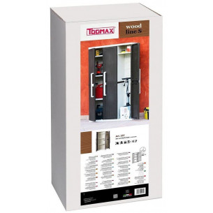 Садовый шкаф 3-х дверный узкий WOOD LINE S