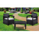 Комплект мебели Rattan Comfort 3 (2 кресла, стол) из искусственного ротанга
