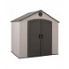 Сарай-хозблок LIFETIME 8х5 (ЛайфТайм) (238х147х243см) усиленный пластиковый под фактуру дерева для дачи