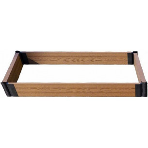 Низкая грядка из ДПК Высота от 15 см