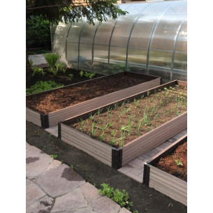 Средняя (теплая) ДПК грядка Высота от 22,5 см цена м/п