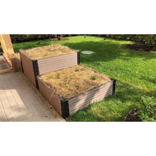 Высокая грядка из ДПК Высота от 30 см цена за м/п