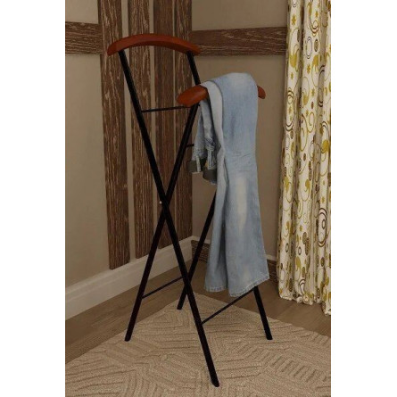 Вешалка МК-6 Черный / Махагон