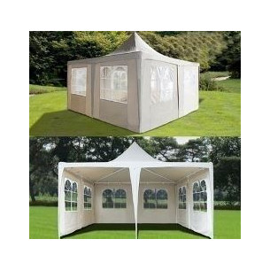 Шатер-павильон для кафе 5х5м AFM-1055F White rice