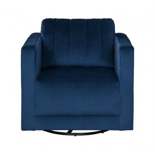 Кресло Enderlin 1780142 вращающееся 84х84х86 см Синий