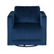 Кресло Enderlin 1780142 вращающееся 84х84х86 см Синий