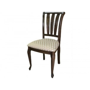 Стул Кабриоль с жесткой спинкой, орех темный