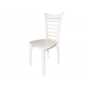 Стул Бурбон жесткий, эмаль белая
