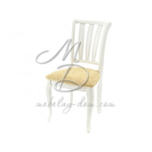 Стул Кабриоль с жесткой спинкой, эмаль белая