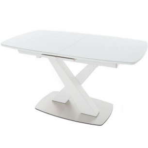 Стол «Орлеан» ПМ стекло OPTI, белый