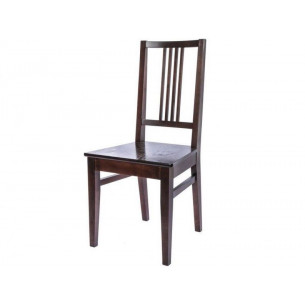 Стул Никас жесткий, орех темный
