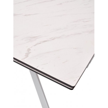 Стол SPYDER 160 MARBLES KL-99 Белый мрамор...