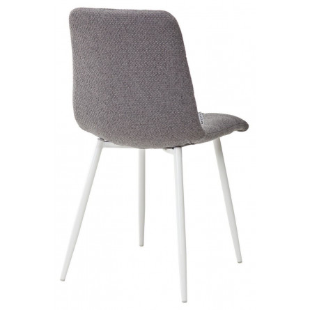 Стул CHILLI TRF-08 теплый серый, ткань/ белый...
