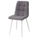 Стул CHILLI TRF-09 серый кварц, ткань / белый каркас 