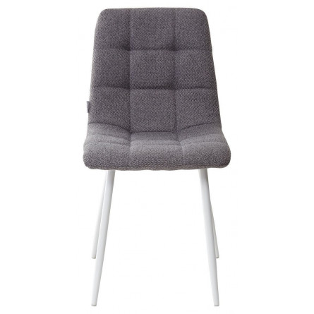 Стул CHILLI TRF-09 серый кварц, ткань / белый...