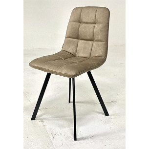 Стул CHILLI SQUARE MF-06 теплый серый, ткань микрофибра M-City