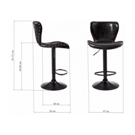 Барный стул Over черный