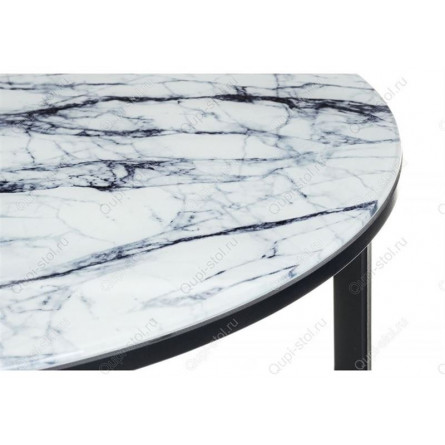 Журнальный стол Волопас белый мрамор