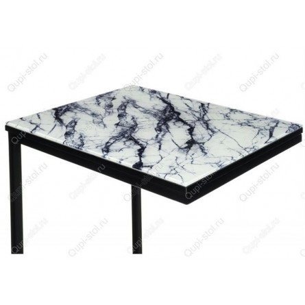 Журнальный стол Геркулес белый мрамор