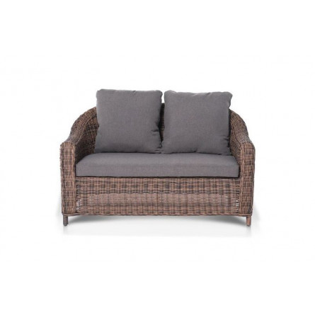 Кон Панна, диван двухместный, коричневый