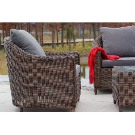 Кон Панна, кресло, коричневоe