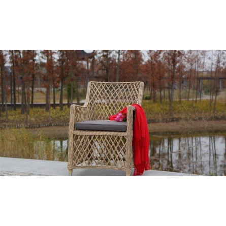 Латте кресло соломенное