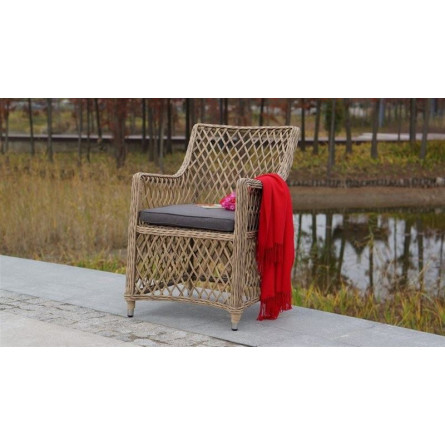 Латте кресло соломенное