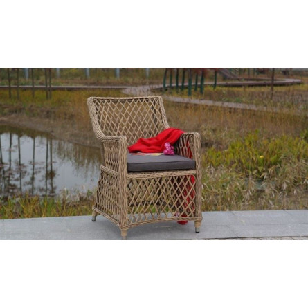 Латте кресло соломенное