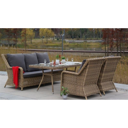 Латте, стол, соломенный 1600х900