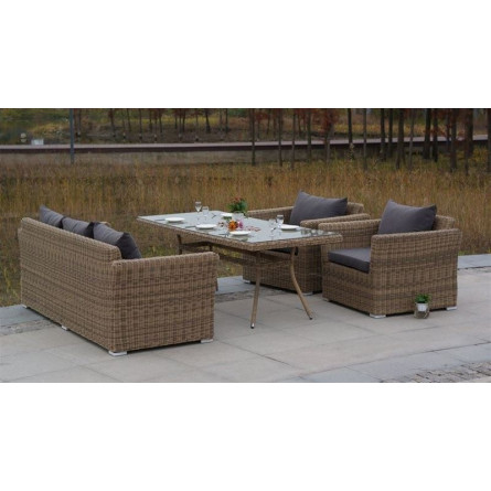 Латте, стол, соломенный 2000х900