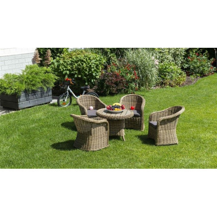 Равенна кофейный стол из искусственного ротанга