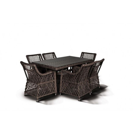 Латте, обеденная группа, коричневая