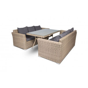 Мокко Дабл, обеденная группа, соломенный цвет