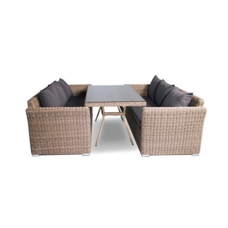 Мокко Дабл, обеденная группа, соломенный цвет