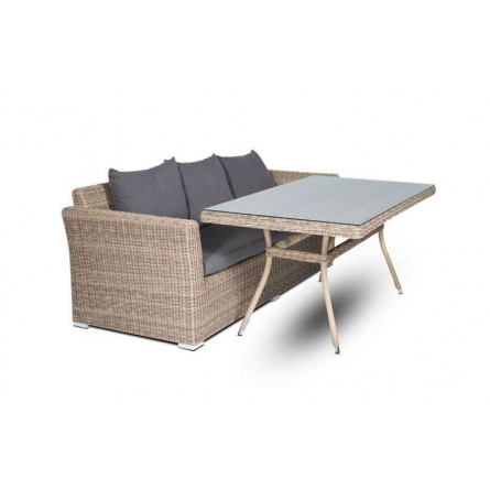 Мокко Дабл, обеденная группа, соломенный цвет