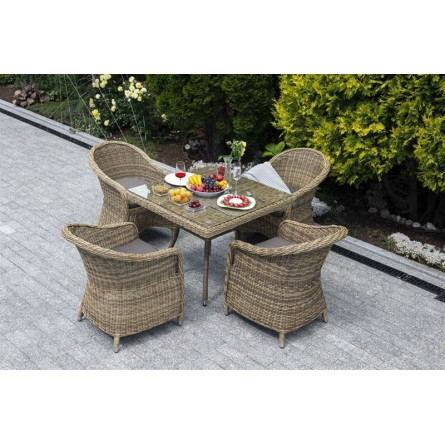 Фредо, обеденная группа, Соломенный цвет