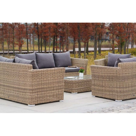 Капучино Дабл, лаунж зона соломенная