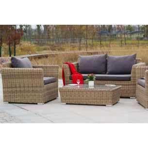 Капучино Сингл, лаунж зона соломенная