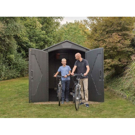 Пластиковый сарай LIFETIME WoodLook 7х12 60311