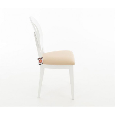 Стул Коломбо Эмаль белая, нитро крем