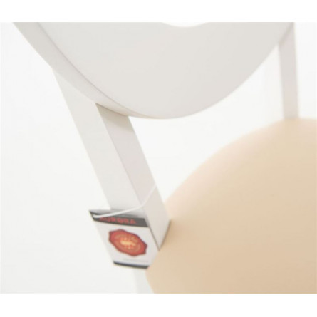 Стул Коломбо Эмаль белая, нитро крем