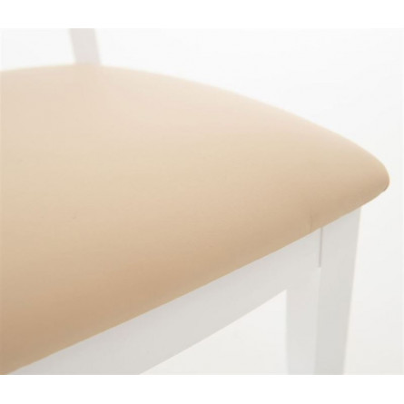 Стул Коломбо Эмаль белая, нитро крем