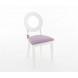 Стул Коломбо Эмаль белая, нитро пурпл